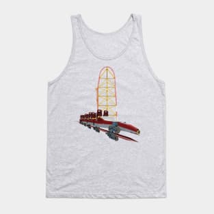 Top Thrill Dragster Coaster Design Tank Top